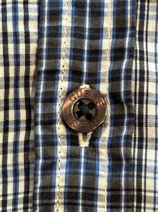 Camicia Guess Uomo S Slim Fit a Quadri