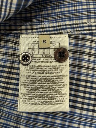 Camicia Guess Uomo S Slim Fit a Quadri