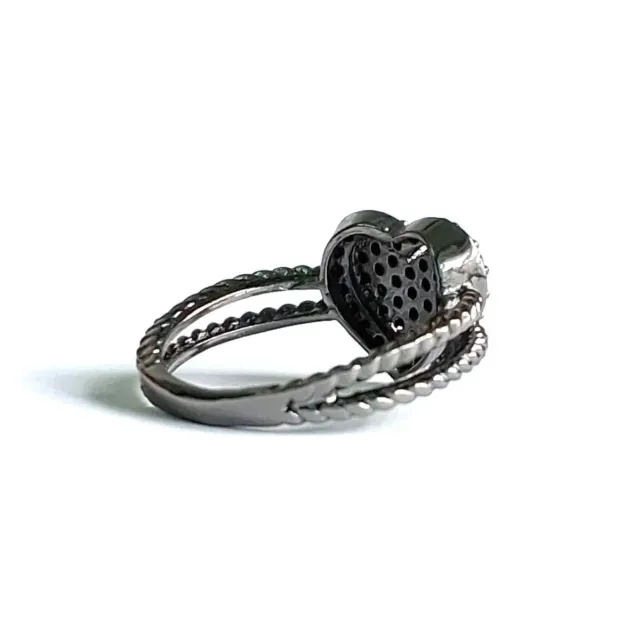 Anillo "Corazón negro".