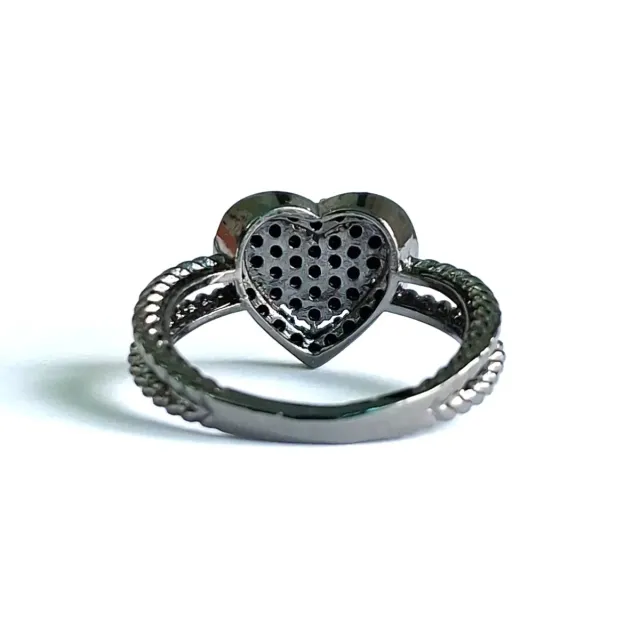 Anillo "Corazón negro".