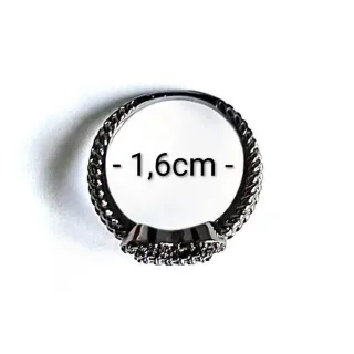 Anillo "Corazón negro".