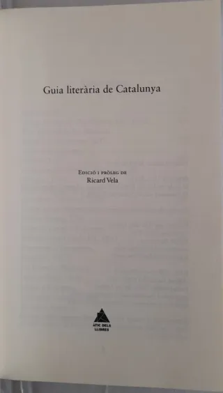 Guia literària de Catalunya