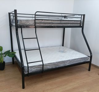 Litera Matrimonial Negra + 2 Colchones. ¡REBAJADO!
