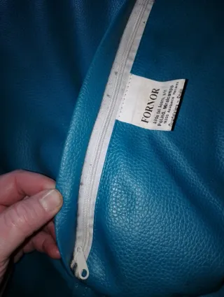 Puf asiento XL pera azul adaptable Infantil juveni