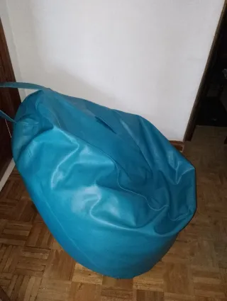 Puf asiento XL pera azul adaptable Infantil juveni