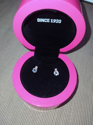 Pendientes Tous de oro con topacio y perla