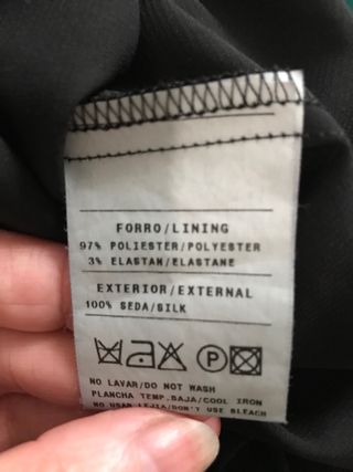 Vestido fiesta lentejuelas CARAMELO Talla S