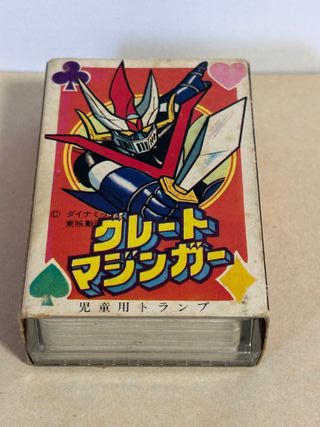 Baraja Naipes Mazinger Japonés 1970s