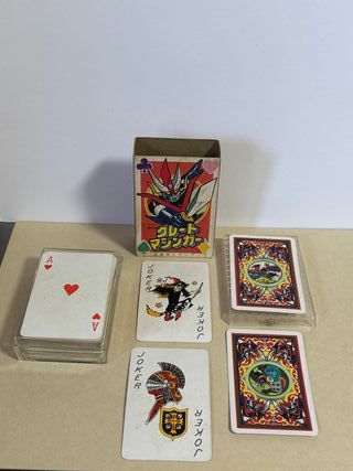 Baraja Naipes Mazinger Japonés 1970s