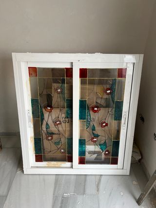 Ventana aluminio 106x117 con mosquitera