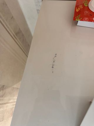 Cómoda infantil blanca