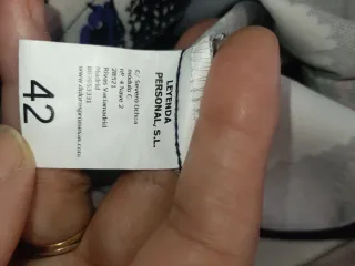 Vestido estampado floral negro