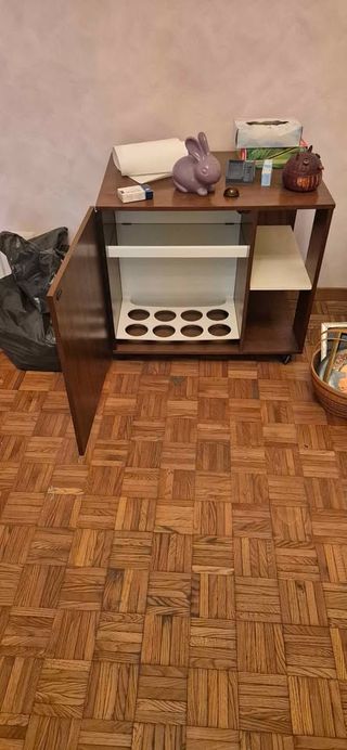 Carrello bar mobile in legno