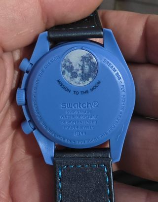 Omega x Swatch Speedmaster Moonwatch Blu