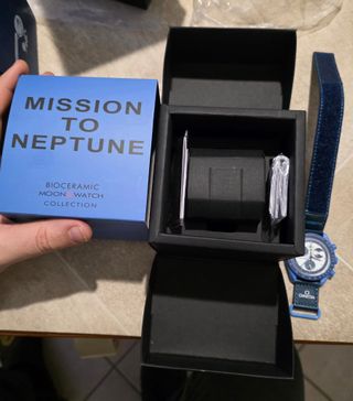 Omega x Swatch Speedmaster Moonwatch Blu