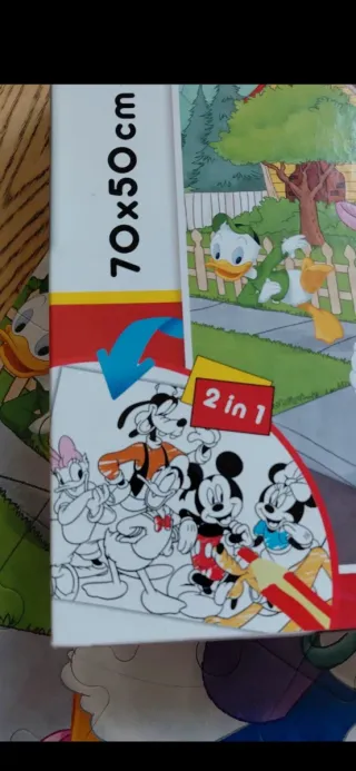 Maxi Puzzle 60 pezzi Disney doble face