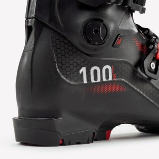 Botas de esquí hombre flex 100, PST 500 negras