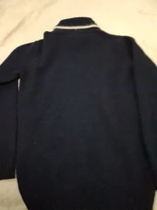 Jersey GANT cuello alto grueso azul