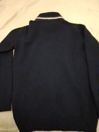 Jersey GANT cuello alto grueso azul