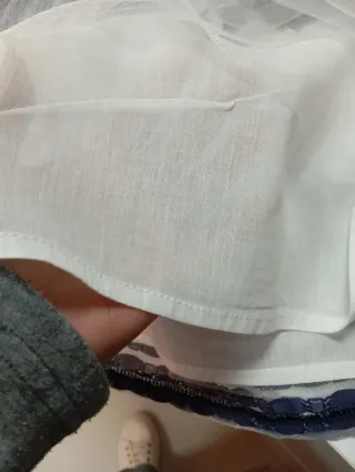 Vestido infantil rayas azules