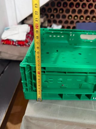 Cajas de plástico 6410 de polipropileno plegable
