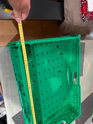 Cajas de plástico 6410 de polipropileno plegable