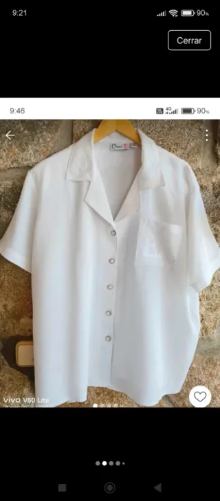Camisa blanca elegante Oscar B