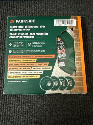 3 Máquinas Parkside 20V (Taladro, Amoladora, Atorn