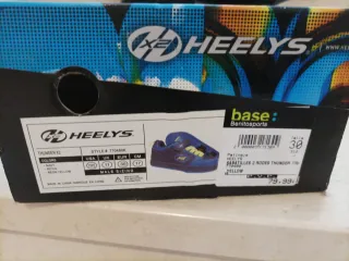 Zapatillas Heelys niño azul y verde talla 30