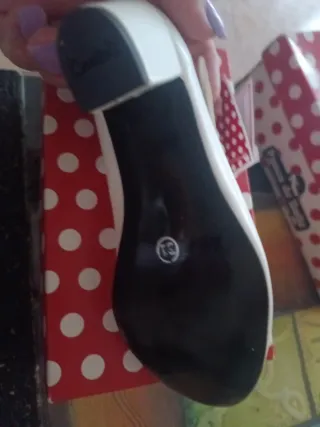 Zapatos Flamenca Blancos Nuevos talla 31