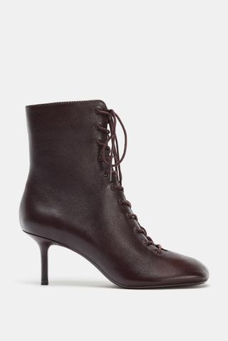 Botas Zara Kitten tacón marrón
