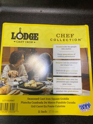 Parrilla Lodge Hierro Fundido Chef Collection