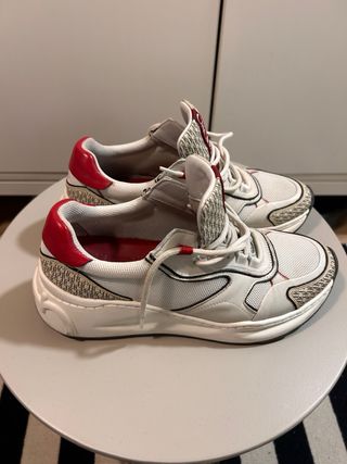 Zapatillas CH Carolina Herrera Beige/Blanco/rojo