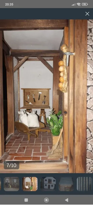 Casa de muñecas Rústica de Aldaya para montar