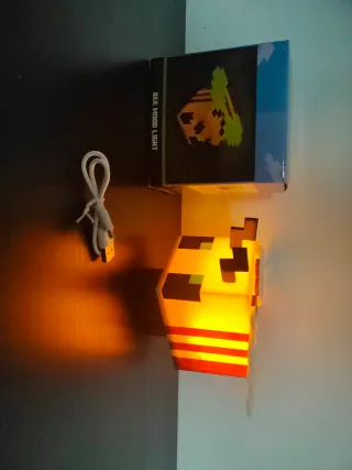 Lámpara Oficial Abeja Minecraft