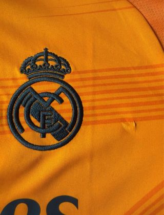 Camiseta Real Madrid Adidas Naranja Talla M