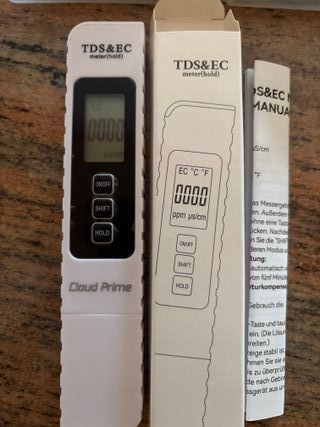 Tester pH digitale con polvere di calibrazione