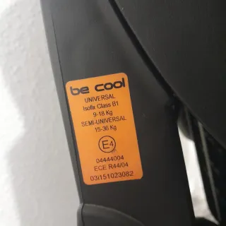 Silla coche Be Cool Isofix Grupo 1-2-3