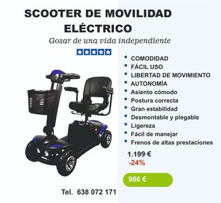 Scooter Movilidad Eléctrico - 966€