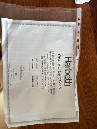 Harbeth Super HL5 Plus XD Altavoces Caja original