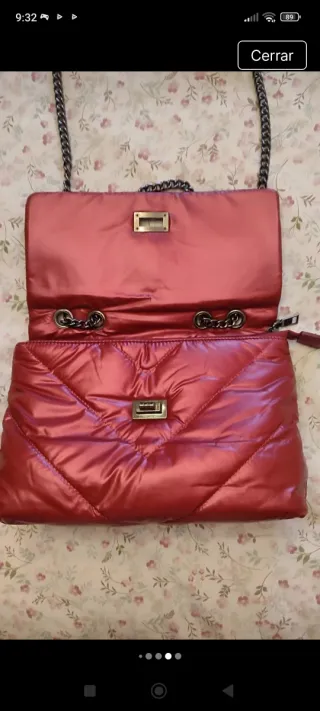 Bolso Piel Rojo Renata Corssi