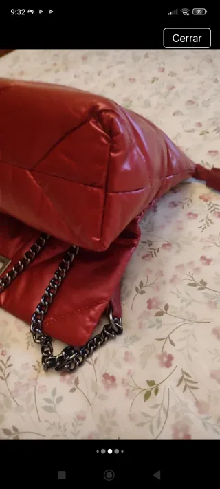 Bolso Piel Rojo Renata Corssi