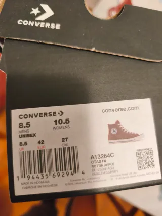 Zapatillas Converse Clásicas Unisex burdeos