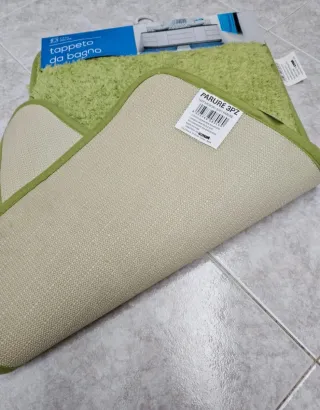 Tappeto bagno 3 pezzi verde