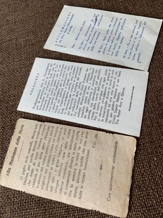 Santini religiosi vintage