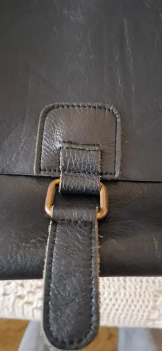 Borsa tracolla similpelle nera