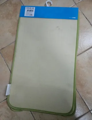 Tappeto bagno verde