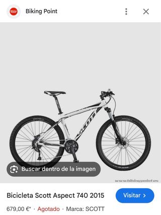 Bicicleta Scott Aspect 740
