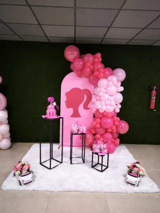 Mesa dulce /Candy bar/decoración con globos