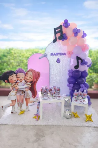 Mesa dulce /Candy bar/decoración con globos